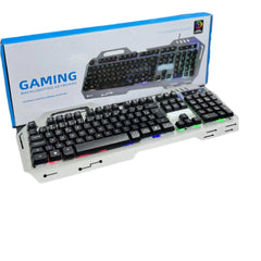 Gaming RGB Backlit Keyboard with Mobile Holder